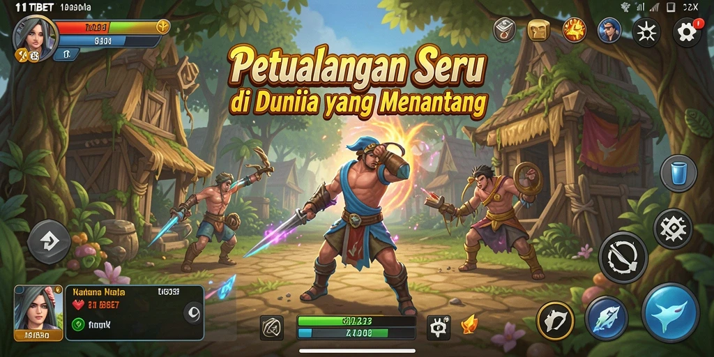 Screenshot gameplay 11TBET menampilkan adegan petualangan yang menegangkan.
