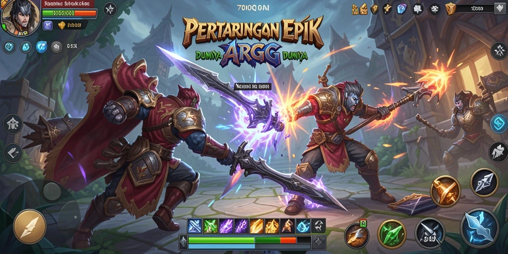 Tampilan gameplay menarik dari 700Q dalam pertempuran ARPG.