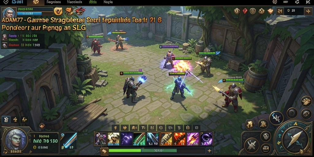 Tampilan gameplay ADAM77 yang seru dan interaktif.