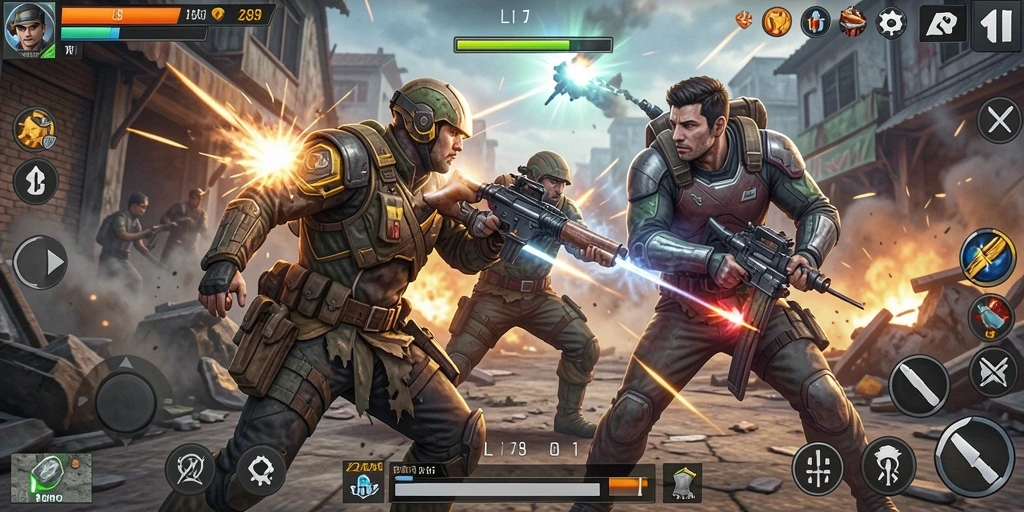 Tampilan gameplay menegangkan dari LI789 yang penuh aksi.