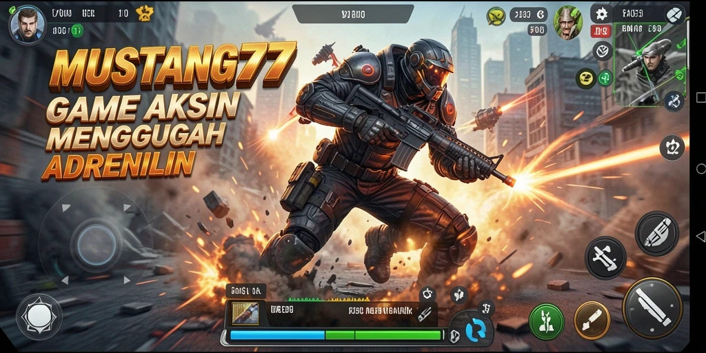 Tampilan menarik dari gameplay MUSTANG77 dalam aksi penuh kecepatan.
