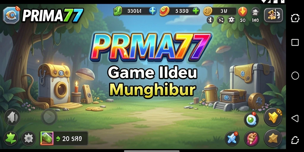 Tampilan gameplay seru dan menarik dari PRIMA77 dengan fitur Idle.