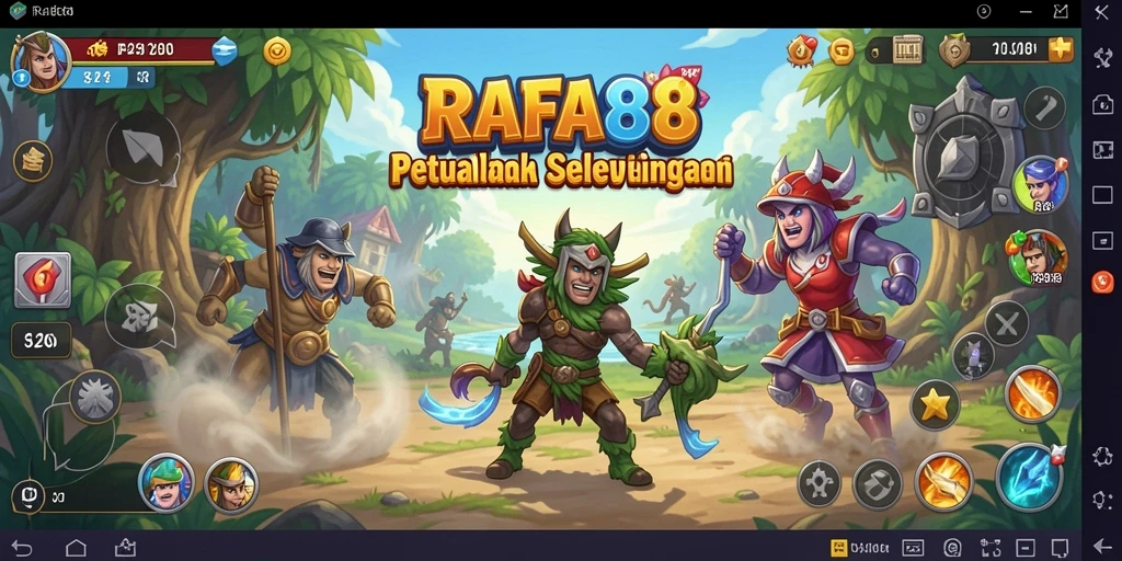 Tampilan gameplay seru dalam RAFA88 yang penuh petualangan.