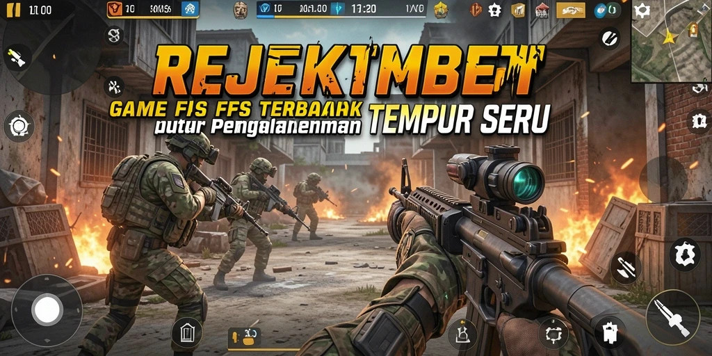 Tampilan adu tembak seru dalam REJEKIBET yang mendebarkan.