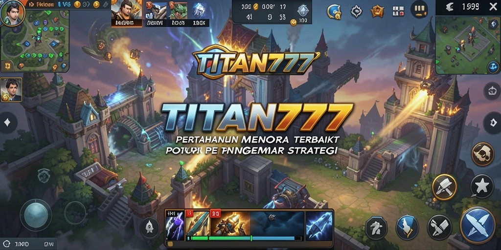 Gameplay seru dan strategis di TITAN777 Tower Defense.
